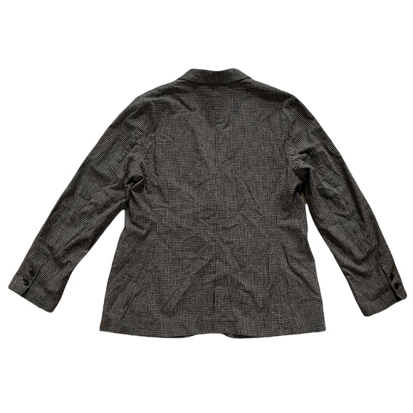 ***SOLD*** Ines De La Fressange Paris x Uniqlo | Linen Cotton Checkered  Blazer - Picture 3 of 13